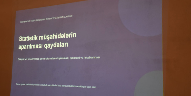 İmişlidə kənd təsərrüfatı statistikasının aparılması ilə bağlı görüş keçirilib