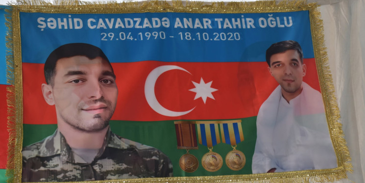 Vətən müharibəsi şəhidləri Vüsal Şahmarlının və Anar Cavadzadənin 6-cı ildönümləri qeyd olunub