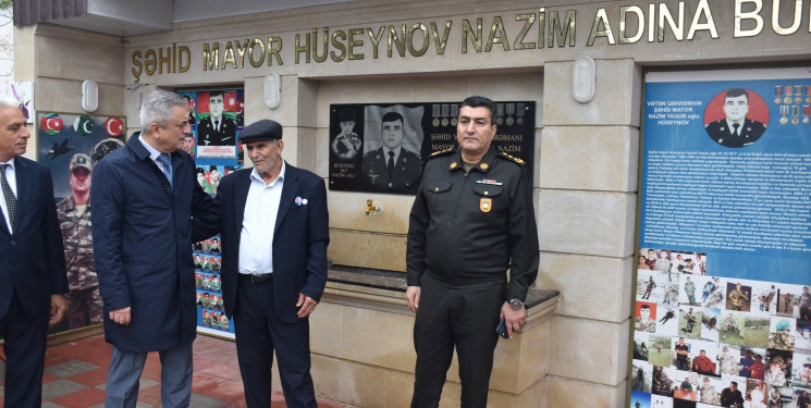 İmişlidə şəhid mayor Nazim Hüseynovun və Eldəniz Hüseynovun 6-cı ildönümü mərasimləri qeyd olunub