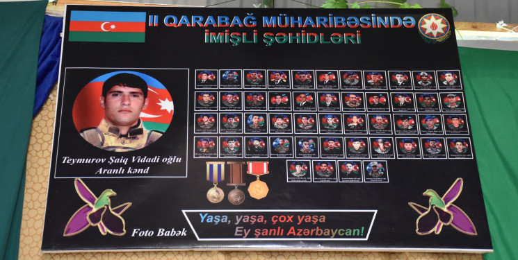 Vətən müharibəsi şəhidi Şaiq Teymurovun 6-cı ildönümü qeyd olunub